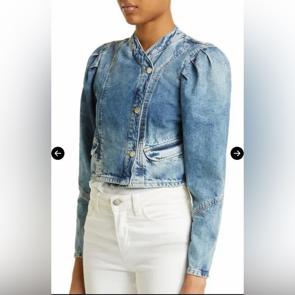 NWT- ba&sh Daisy Denim Jacket - Picture 4 of 13